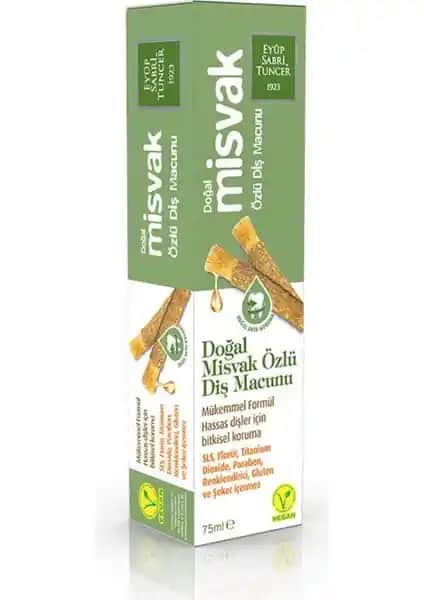 Eyüp Sabri Tuncer Doğal Misvak Özlü Diş Macunu Sağlıklı ve Ferah Bir Gülüş İçin Güvenilir Tercih