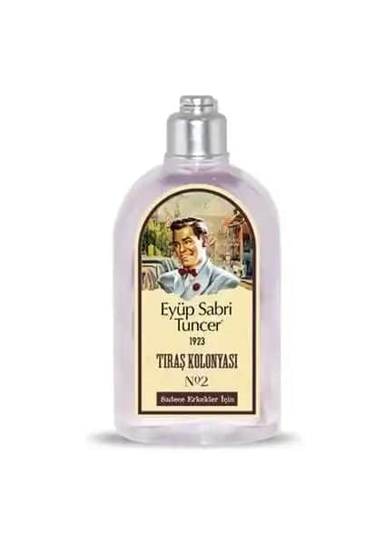 Eyüp Sabri Tuncer No:2 Tıraş Kolonyası Erkeksi Ferahlık ve Uzun Süreli Kalıcılık Sağlar