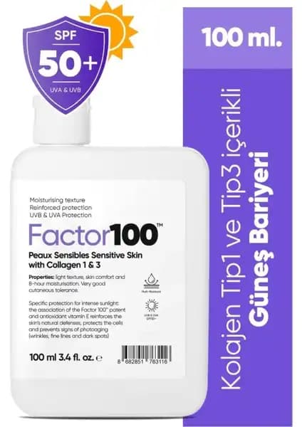 Factor100 Ultra Nemlendirici ve Leke Karşıtı SPF50+ Güneş Koruyucu Krem Özellikleri ve Kullanım Rehberi