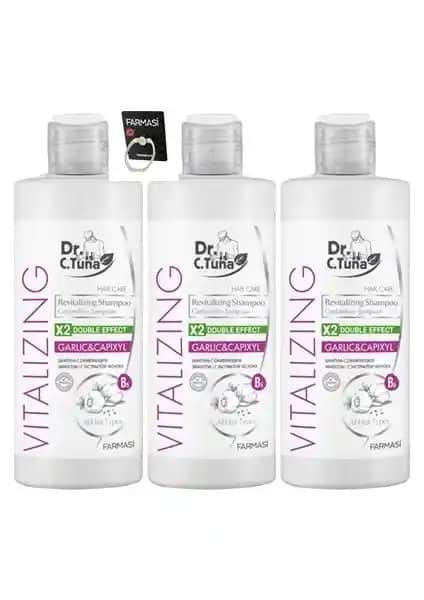 Farmasi Dr. C. Tuna Sarımsak Capixyl Canlandırıcı Şampuan Saç Sağlığını Güçlendiren Doğal Çözüm