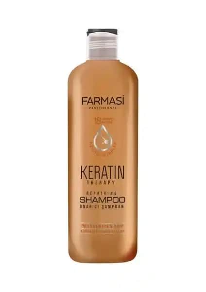 Farmasi Keratin Therapy Onarıcı Şampuan Saçları Güçlendiren ve Parlatan Doğal Bakım Ürünü
