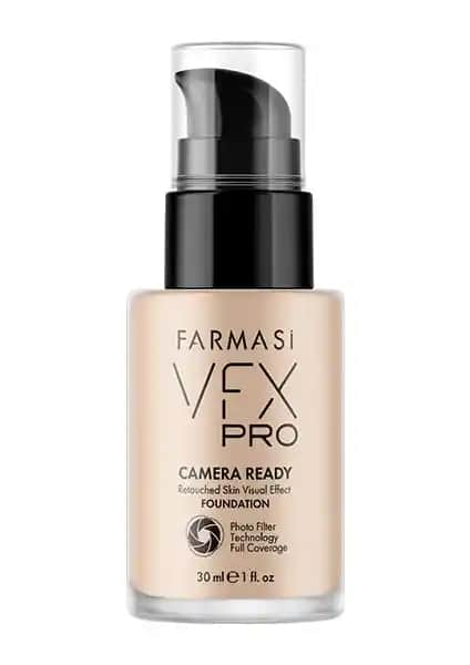Farmasi Vfx Pro Kamera Hazır Fondöten Ivory 01-30ML Doğal ve Mat Görünüm Sağlayan Ürün