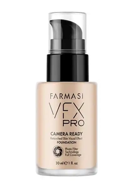 Farmasi Vfx Pro Kamera Hazır Fondöten Ivory 01-30ML Doğal ve Mat Görünüm Sağlayan Ürün