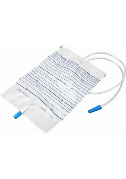 Fast-med Steril İdrar Torbası 2000ML Düz Musluklu Güvenilir ve Pratik Medikal Çözüm