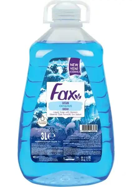 Fax Sıvı Sabun Okyanus 3lt: Yüksek Hijyen ve Ferah Koku Sunan Temizlik Ürünü