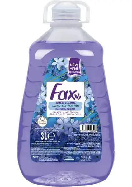 Fax Yasemin ve Lavanta 3L Sıvı Sabun: Doğal Koku ve Güçlü Temizlik Özellikleri