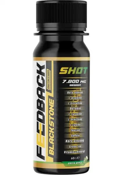 Feedback Nutrition Black Stone Pre-Workout: Güç ve Enerji Artırıcı Spor Takviyesi