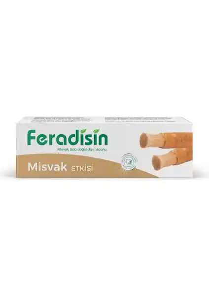 Feradisin Misvaklı Doğal Diş Macunu: Güçlü Temizlik ve Ferahlık Sağlayan Bitkisel Formül