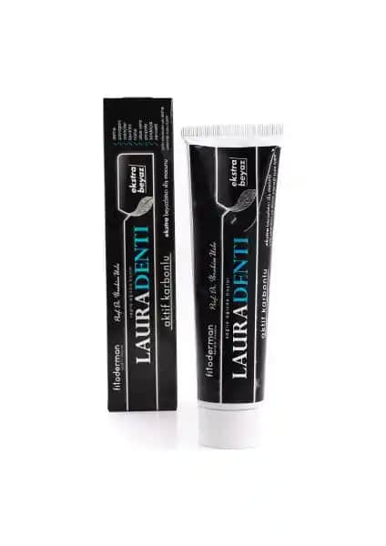 Fitoderman Lauradenti Aktif Karbonlu Diş Macunu Sağlıklı ve Parlak Gülüş İçin Doğal Çözüm