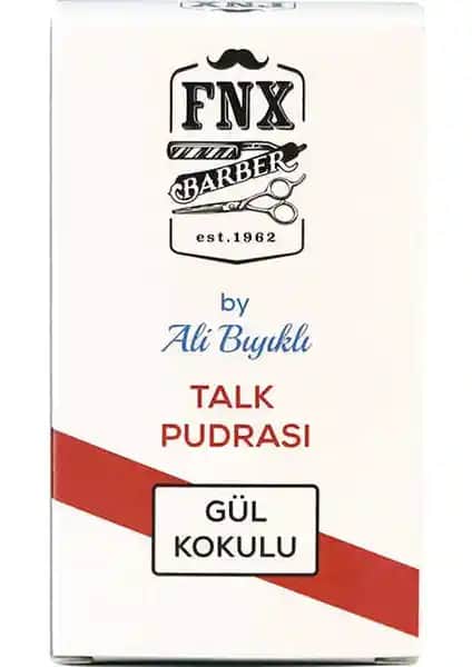 Fnx Barber Ali Bıyıklı Gül Kokulu Pudra Erkekler İçin Ferah ve Yuşatıcı Bakım Ürünü