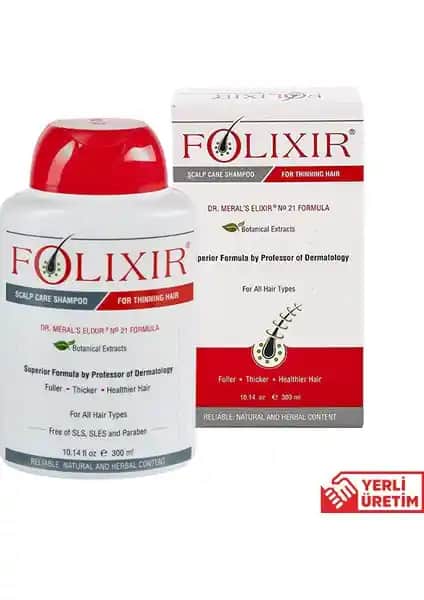 Folixir Saç Şampuanı Doğal İçeriğiyle Saç Dökülmesine Karşı Güçlü Bir Çözüm
