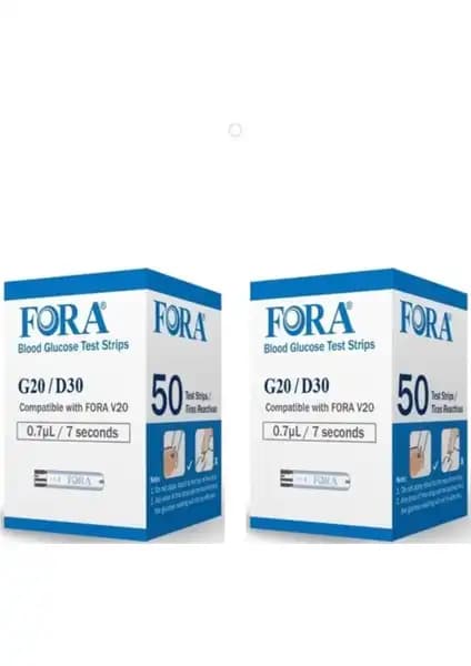 Fora G20 Şeker Ölçüm Çubuğu: Güvenilir ve Kolay Kullanımlı Diyabet Takip Çözümü