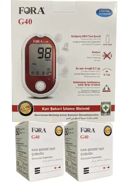 Fora G40 Ölçüm Cihazı ve Test Çubukları ile Diyabet Takibinde Güvenilirlik ve Kolaylık
