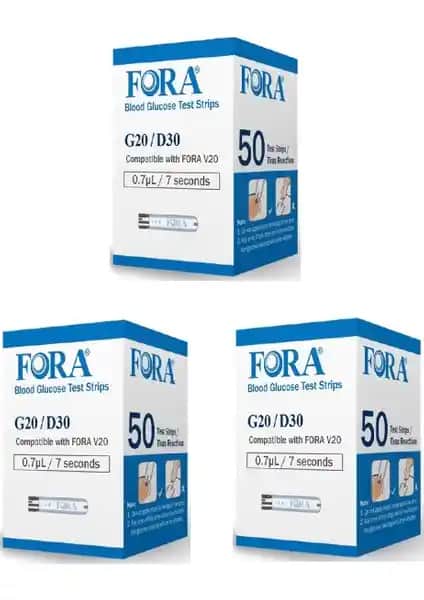 Fora Ölçümstribi 3 x Kutu ile Güvenilir ve Pratik Kan Şekeri Takip Çözümü