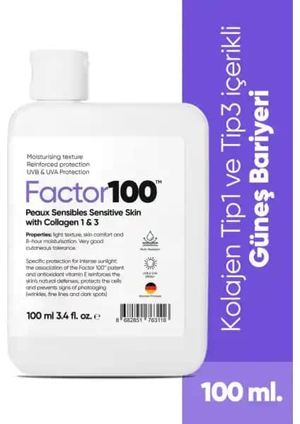 Fualab FACTOR100 SPF50+ Güneş Koruyucu Krem ile Güçlü ve Doğal Güneş Koruması