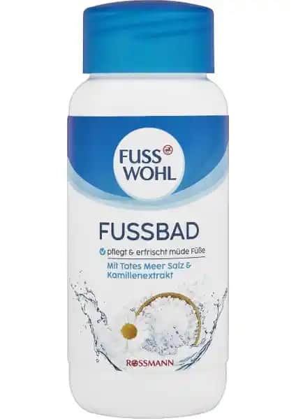 Fusswohl Ayak Banyosu Tuzu 450G Papatya ile Ayak Bakımında Yeni Dönem