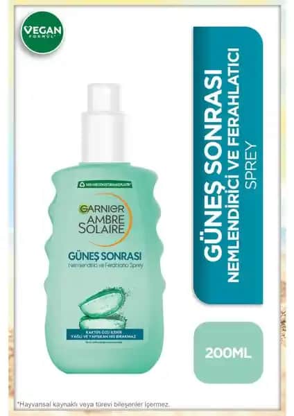 Garnier Ambre Solaire Güneş Sonrası Nemlendirici ve Ferahlatıcı Sprey 200 ml