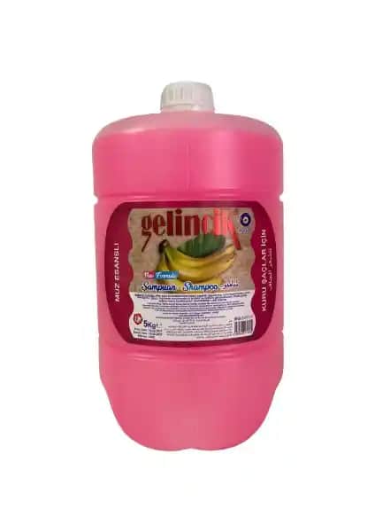Gelincik Muz Özlü Şampuan 5 litrelik büyük boy saç bakım ürünü detayları ve özellikleri