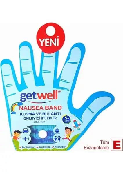 Getwell Nausea Kusma ve Bileklik Band Çocuklar İçin Güvenli ve Doğal Bir Çözüm