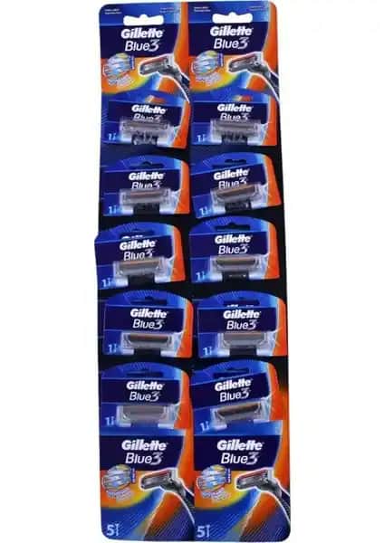 Gillette Blue 3 10Lu Kartela: Yüksek Performanslı ve Konforlu Tıraş Deneyimi