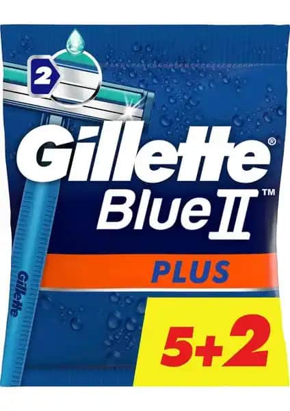 Gillette Blue2 7'li Plus Kullan At Tıraş Bıçağı ile Konforlu ve Ekonomik Tıraş Deneyimi