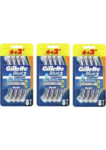 Gillette Blue3 Comfort Tıraş Bıçağı: Günlük Kullanım İçin Pratik ve Ekonomik Çözüm