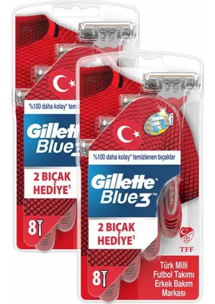 Gillette Blue3 Kullan At Tıraş Bıçağı: Günlük Hijyen ve Konfor İçin Pratik Çözüm