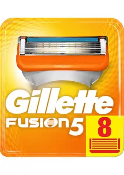 Gillette Fusion 8'li Yedek Tıraş Bıçağı Karton Paketi Detaylı İncelemesi ve Kullanıcı Yorumları