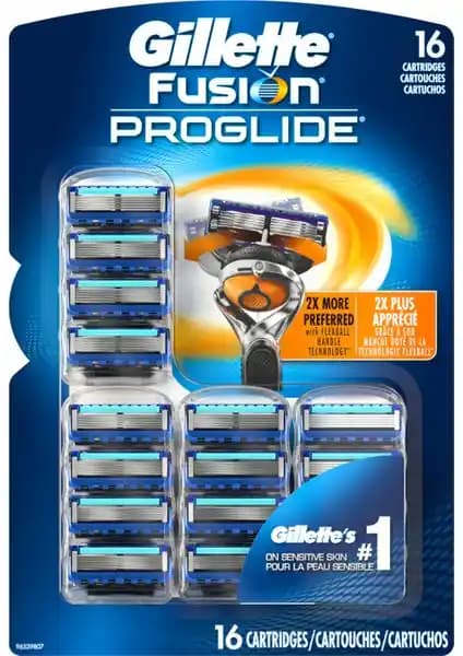 Gillette Fusion PROGLIDE Yedek Başlıklar: Hassas Ciltler İçin Etkili ve Dayanıklı Tıraş Çözümü