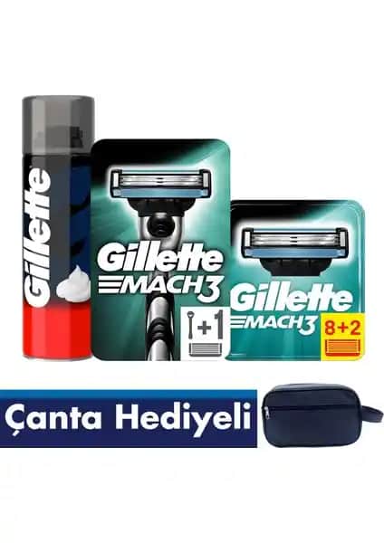 Gillette Mach 3 Tıraş Seti: Yüksek Performans ve Konfor Sunan Erkek Bakım Ürünü