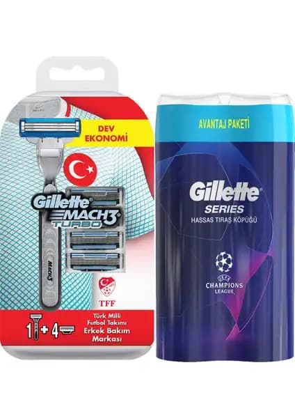 Gillette Mach 3 Turbo Tıraş Makinesi: Günlük Kullanım İçin Dayanıklı ve Pratik Çözüm