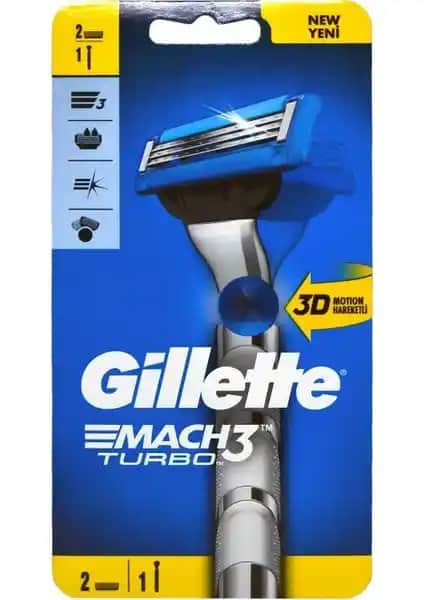 Gillette Mach3 Turbo 3D Motion Tıraş Makinesi: Konforlu ve Etkili Günlük Bakım Ürünü