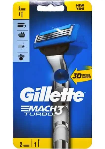 Gillette Mach3 Turbo 3D Tıraş Makinesi: Yüksek Performans ve Konfor Sunan Güncel Model
