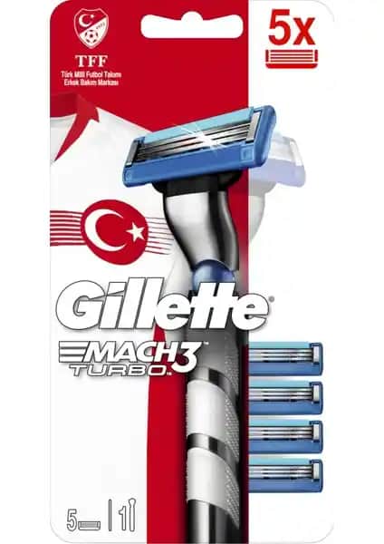 Gillette Mach3 Turbo Tıraş Makinesi: Günlük Kullanım İçin Yüksek Performanslı ve Konforlu Çözüm
