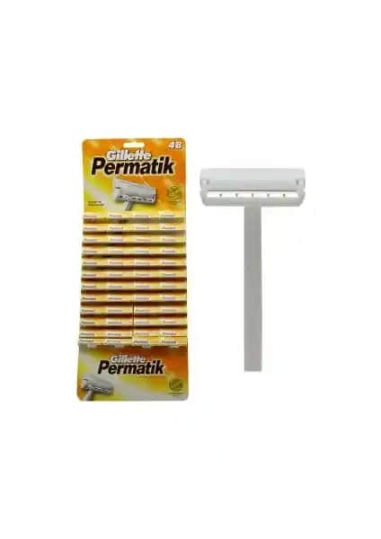Gillette Permatik 48 Adet: Güvenilir ve Performanslı Erkek Bakım Jilet Seti