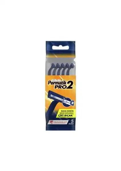 Gillette Permatik Pro2 5li Poşet Tıraş Bıçağı ile Ekonomik ve Keskin Tıraş Deneyimi