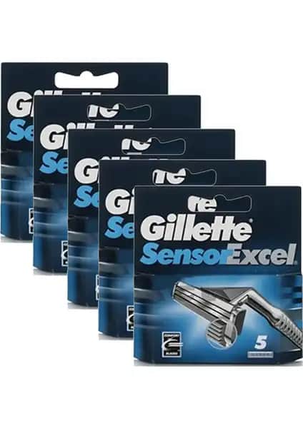 Gillette Sensor Excel 5'li Yedek Tıraş Bıçağı: Konforlu ve Ekonomik Tıraş Deneyimi