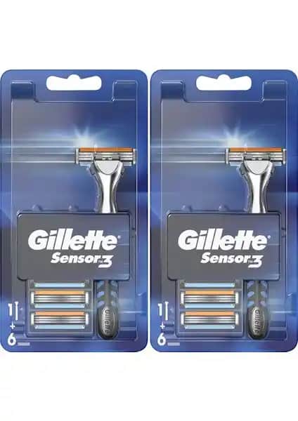 Gillette Sensor3 Tıraş Makinesi ve Yedek Bıçak Seti: Konforlu ve Etkili Tıraş Deneyimi