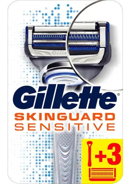 Gillette Skinguard Tıraş Makinesi Hassas Ciltler İçin Tahrişsiz ve Konforlu Tıraş Deneyimi