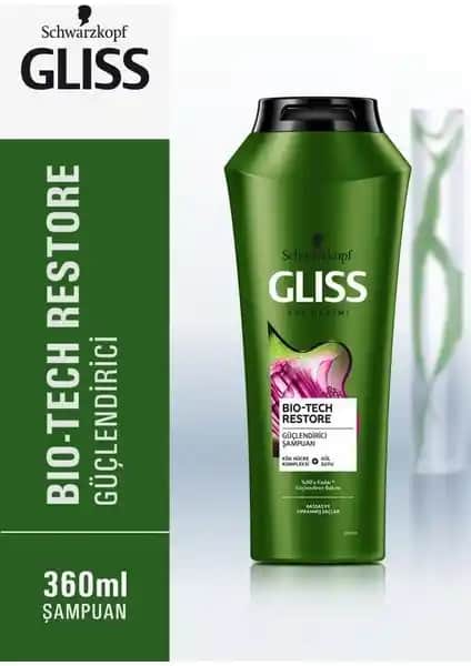 Gliss Bio-Tech Restore Güçlendirici Şampuan ile Saçlarınızı Yenileyin ve Güçlendirin