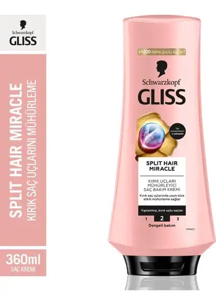 Gliss Schwarzkopf Split Hair Miracle Kırık Uçları Mühürleyici Saç Bakım Kremi Özellikleri ve Kullanım Rehberi