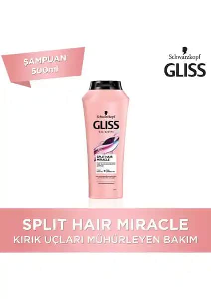 Gliss Split Hair Miracle Kırık Uçları Mühürleyen Şampuan Saçlarınızı Güçlendiren ve Parlatan Formül