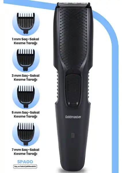 Goldmaster GM-8120 Spago Şarjlı Saç Sakal Tıraş Makinesi İncelenmesi ve Kullanım Özellikleri