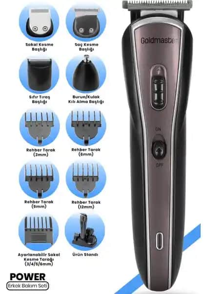 Goldmaster Power IN-6100 Çok Fonksiyonlu Erkek Bakım Seti Detaylı İnceleme ve Değerlendirme