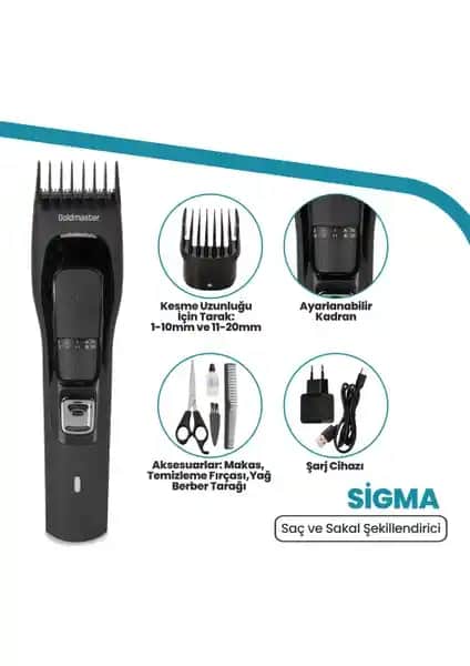 Goldmaster Sigma GM-8144 Çok Yönlü Saç ve Sakal Şekillendirme Makinesi Özellikleri ve Kullanım İpuçları
