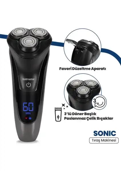 Goldmaster Sonic Tıraş Makinesi: Modern Erkek Bakımında Yenilikçi ve Kullanışlı Cihaz