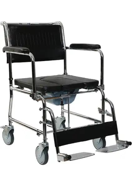 Golfi G-125A Çok Fonksiyonlu Katlanabilir Tekerlekli Sandalye Banyo ve Tuvalet Kullanımı