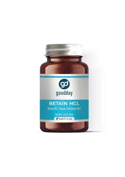 Goodday Betain Hcl 60 Kapsül ile Sindirim Sağlığınızı Güçlendirin ve Mide Konforunu Artırın