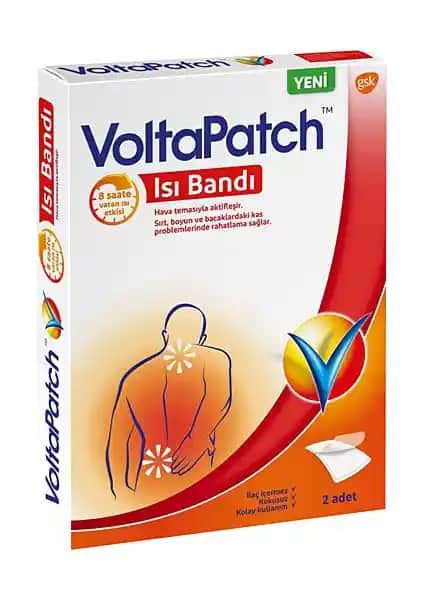 GSK Voltapatch Isı Bandı: Günlük Kas Rahatlatıcı ve Ağrı Giderici Çözüm