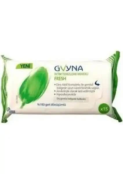 Gvyna Intim Temizleme Mendili Fresh15'li: Günlük Hijyen ve Tazelik İçin Pratik Çözüm